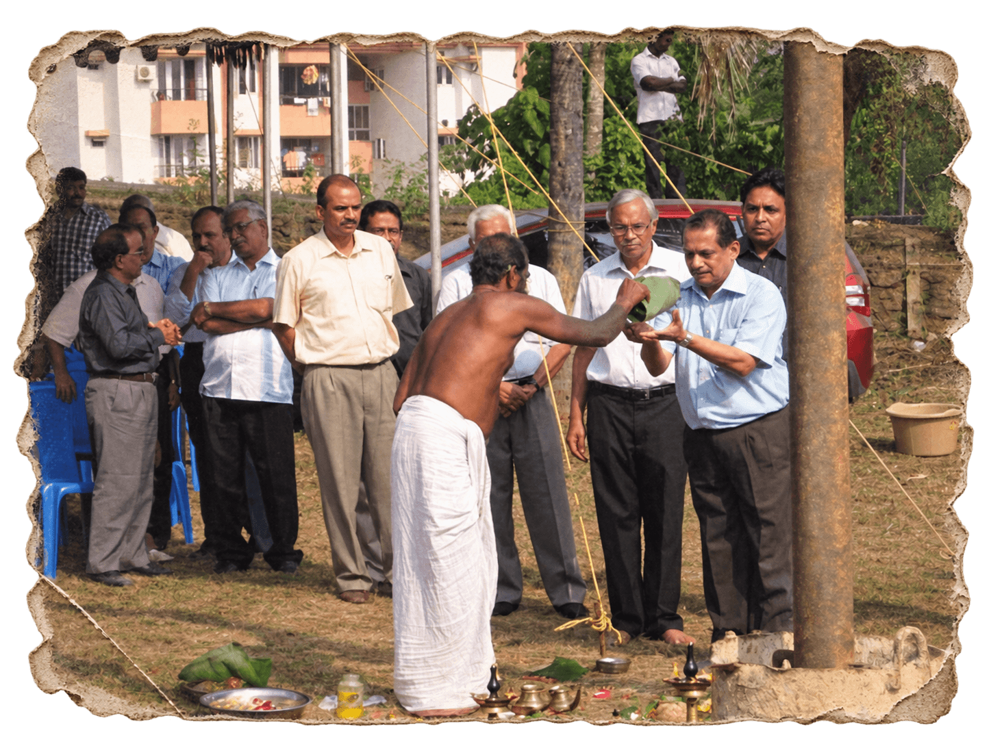 Foundation ground-breaking ceremony for the RECCAA Club